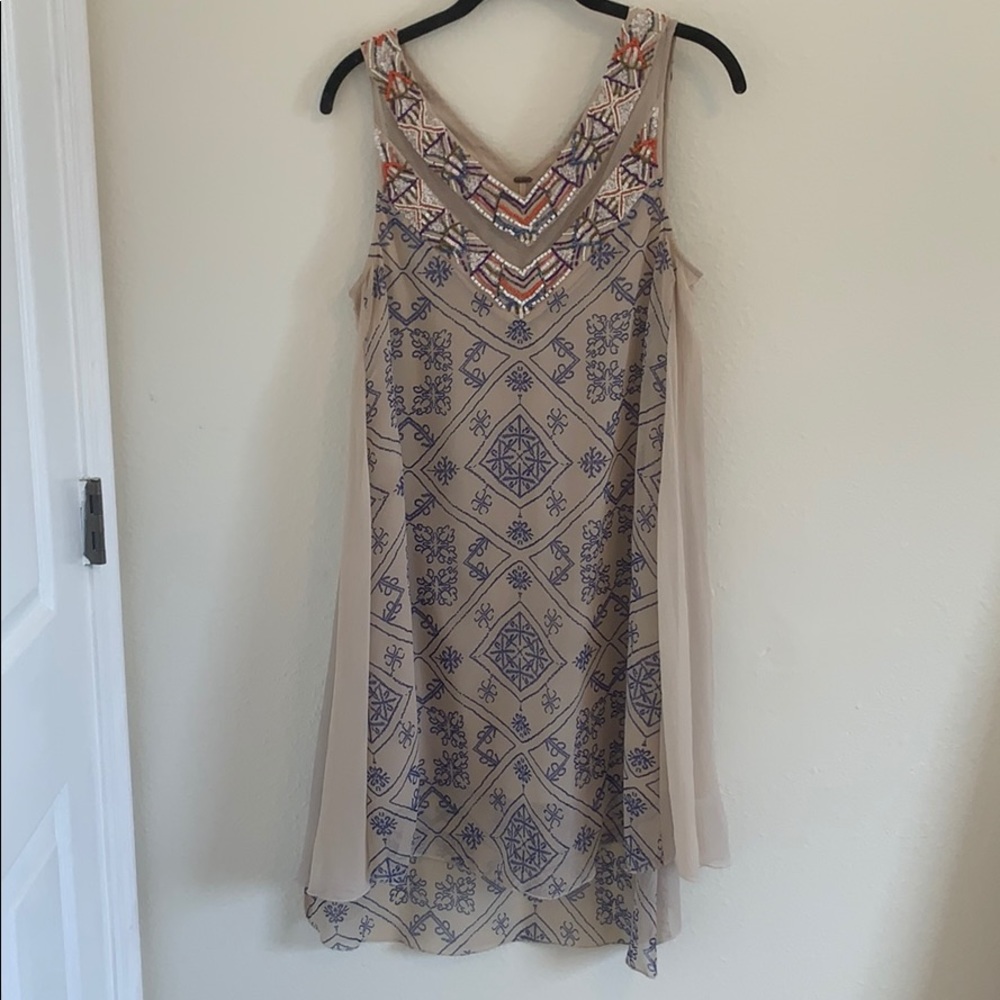 Free people high low mini dress